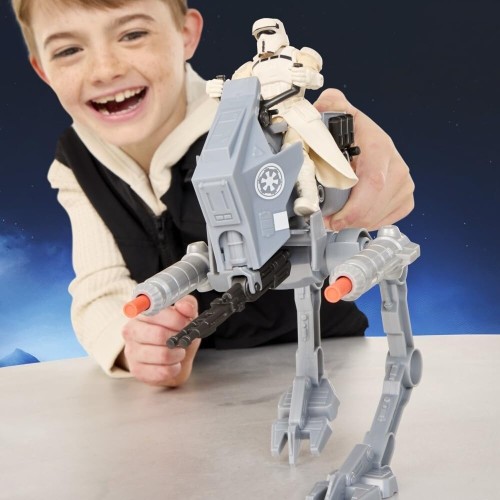 Hasbro Star Wars wars actionverse at-rt and imperial remnant at-rt driver, action figure and G2840 5010996356031