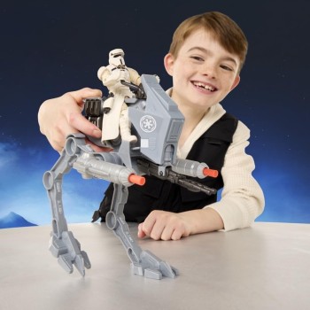 Hasbro Star Wars wars actionverse at-rt and imperial remnant at-rt driver, action figure and G2840 5010996356031