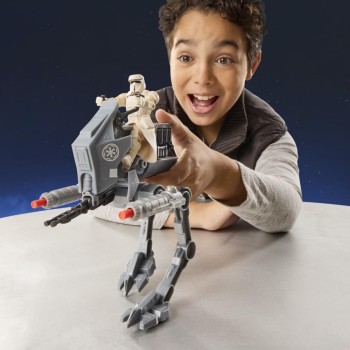 Hasbro Star Wars wars actionverse at-rt and imperial remnant at-rt driver, action figure and G2840 5010996356031