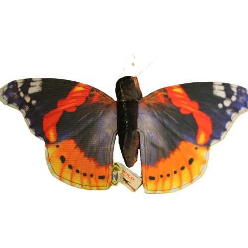 Wild Republic republic -  butterfly admiral butterfly 38.5 cm polyester with finger pocke 28285 092389282856