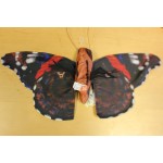 Wild Republic republic -  butterfly admiral butterfly 38.5 cm polyester with finger pocke 28285 092389282856