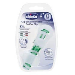 Chicco Αλυσίδα Πιπίλας Με Κλιπ Και Κάλυμμα Θηλής Ουδέτερο C70-07263-00 8058664033065