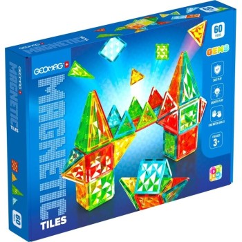 Geomag Magnetic Tiles Gems 60pcs. PF.224.103.00 7640122241030