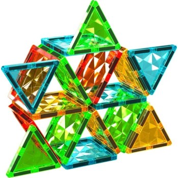 Geomag Magnetic Tiles Gems 60pcs. PF.224.103.00 7640122241030