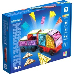 Geomag Magnetic Tiles Gems Vehicles 24pcs. PF.224.221.00 7640122242112