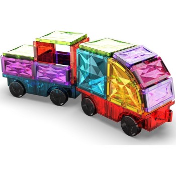 Geomag Magnetic Tiles Gems Vehicles 24pcs. PF.224.221.00 7640122242112