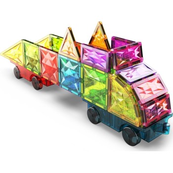 Geomag Magnetic Tiles Gems Vehicles 24pcs. PF.224.221.00 7640122242112