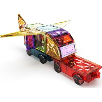 Geomag Magnetic Tiles Gems Vehicles 24pcs. PF.224.221.00 7640122242112
