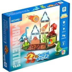 Geomag Magnetic Tiles Dino World 25pcs. PF.224.221.00 7640122242211