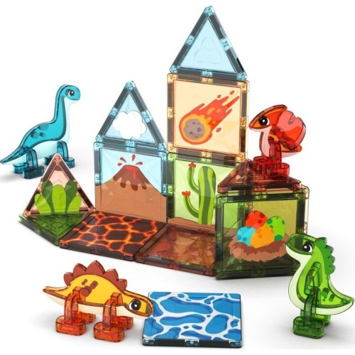 Geomag Magnetic Tiles Dino World 25pcs. PF.224.221.00 7640122242211