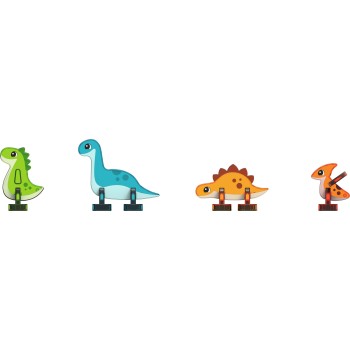 Geomag Magnetic Tiles Dino World 25pcs. PF.224.221.00 7640122242211