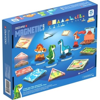 Geomag Magnetic Tiles Dino World 25pcs. PF.224.221.00 7640122242211