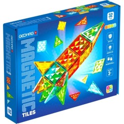 Geomag Magnetic Tiles Gems Rocket 32pcs. PF.224.105.00 7640122241054