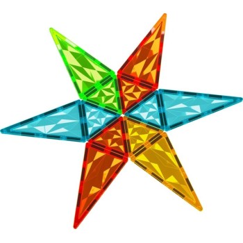 Geomag Magnetic Tiles Gems Rocket 32pcs. PF.224.105.00 7640122241054