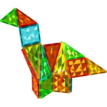 Geomag Magnetic Tiles Gems Rocket 32pcs. PF.224.105.00 7640122241054