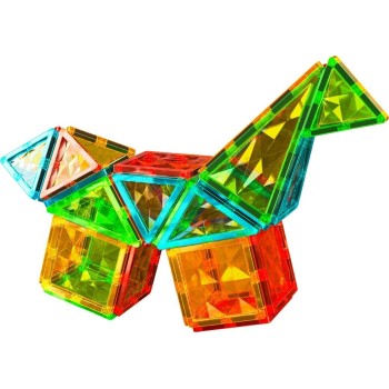 Geomag Magnetic Tiles Gems Rocket 32pcs. PF.224.105.00 7640122241054