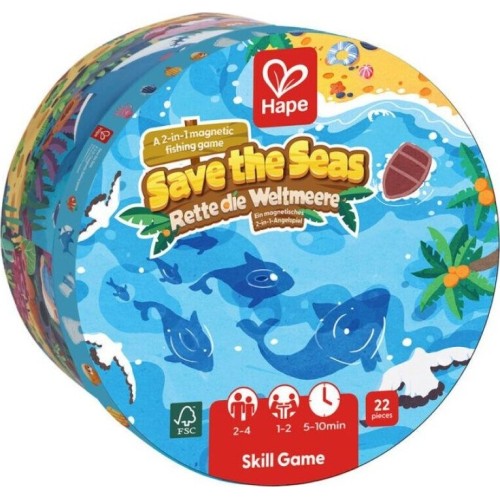 Hape Early Explorer Ξύλινο Magnetic Save The Seas E1104A 6943478045507