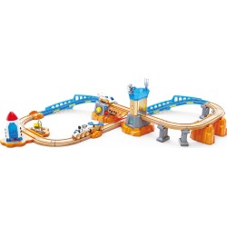 Hape Railway Ξύλινος Σιδηρόδρομος Αποστολή Στο Διάστημα E3798 6943478048379