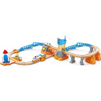 Hape Railway Ξύλινος Σιδηρόδρομος Αποστολή Στο Διάστημα E3798 6943478048379
