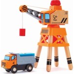 Hape Railway Wooden Crane E3715A 6943478018266