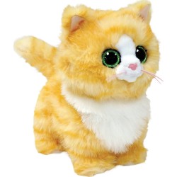 TY Plush Beanie Boos Kitten With Golden Fur 15cm 1607-37410 008421374106