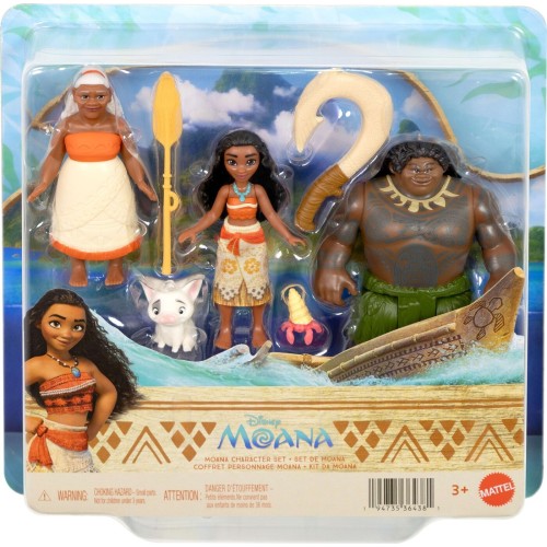 mattel disney βαϊανα μίνι κούκλες - σετ με 4 χαρακτηρες JLN21 194735367986