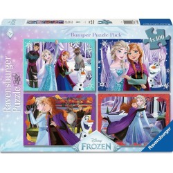 Ravensburger Disney Frozen Παζλ 4x100 Τεμ. Frozen 12004318 4005555043188