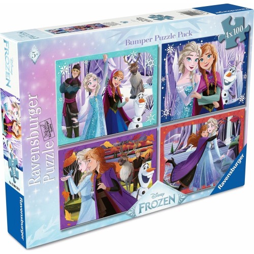 Ravensburger Disney Frozen Παζλ 4x100 Τεμ. Frozen 12004318 4005555043188