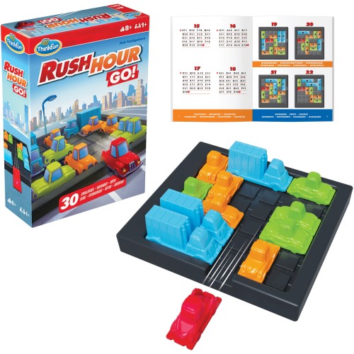 ThinkFun Παιχνίδι Λογικής Rush Hour Go 0076680 4005556766802