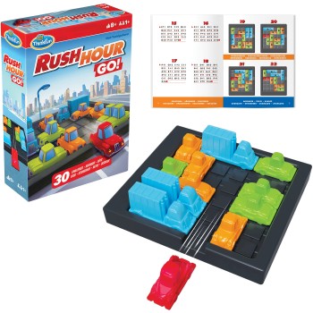 ThinkFun Παιχνίδι Λογικής Rush Hour Go 0076680 4005556766802