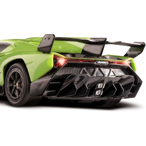 Carson 500404308 1:24 Lamborghini Veneno 2.4g 100% RTR green - remote controlled car, LED lighting, driving time approx. 60 minu