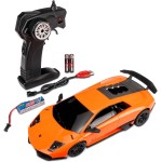Carson 500404307 1:24 Lamborghini Murcielago SV 2.4g 100% RTR - remote controlled car, LED lighting, driving time approx. 60 min