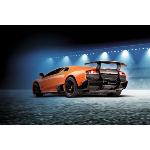 Carson 500404307 1:24 Lamborghini Murcielago SV 2.4g 100% RTR - remote controlled car, LED lighting, driving time approx. 60 min