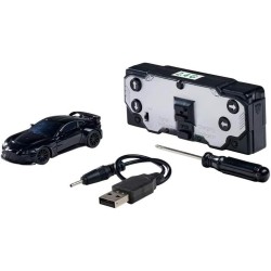 Carson 1:60 Nano Racer Aston Martin V12 Vantage Black - Remote Control Car, RC Vehicle, Toy for Children, Remote Controled, RC C
