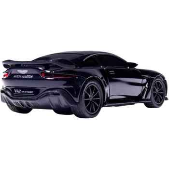 Carson 1:60 Nano Racer Aston Martin V12 Vantage Black - Τηλεχειριστήριο Αυτοκίνητο, Όχημα RC, Παιχνίδι για Παιδιά, Τηλεχειριζόμε