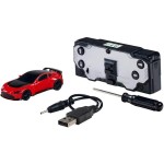 Carson 1:60 Nano Racer Aston Martin V12 Vantage red - remote controlled car, RC vehicle, toy for children, remote controlled, RC