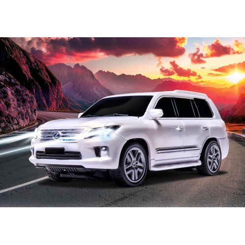 Carson 1:60 Nano Racer Lexus Lx570 Λευκό - Τηλεκατευθυνόμενο Αυτοκίνητο, Όχημα RC, Παιχνίδι για Παιδιά, Τηλεκατευθυνόμενο, Αυτοκ