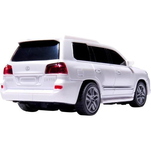 Carson 1:60 Nano Racer Lexus Lx570 white - remote controlled car, RC vehicle, toy for children, remote controlled, RC car, 2.4 G