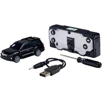 Carson 1:60 Nano Racer Lexus Lx570 Black - Remote Control Car, RC Vehicle, Toy for Children, Remote Controled, RC Car, 2.4 GHz R