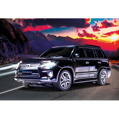 Carson 1:60 Nano Racer Lexus Lx570 Black - Remote Control Car, RC Vehicle, Toy for Children, Remote Controled, RC Car, 2.4 GHz R