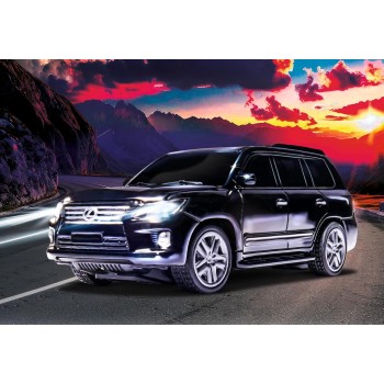 Carson 1:60 Nano Racer Lexus Lx570 Black - Remote Control Car, RC Vehicle, Toy for Children, Remote Controled, RC Car, 2.4 GHz R
