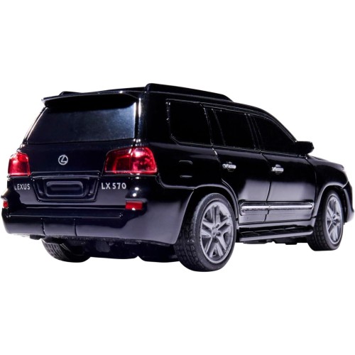 Carson 1:60 Nano Racer Lexus Lx570 Black - Remote Control Car, RC Vehicle, Toy for Children, Remote Controled, RC Car, 2.4 GHz R