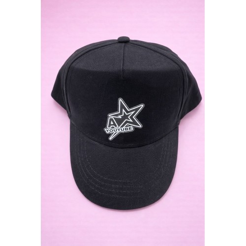 Toys-shop Choice Παιδικό Καπέλο Alena And Princess Από 100% Βαμβάκι Μαύρο - White Star 04 / Black 5202200080751