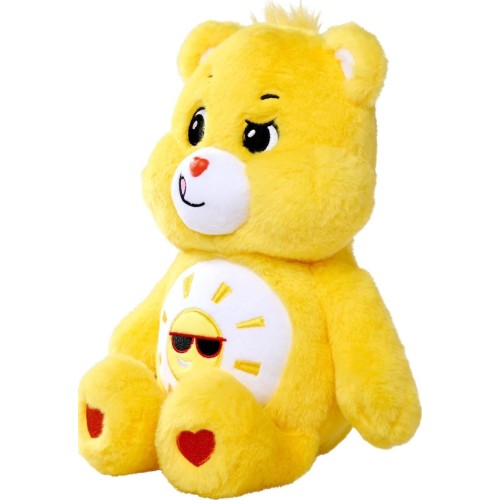 care bears simba - lucky bear sunshine bear cuddly toy 35 cm - cuddly soft plush toy - 6305878002038 5400868036404