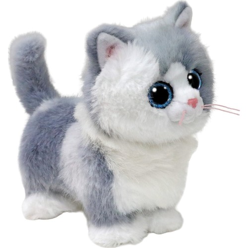 ty ΤΥ Χνουδωτό Beanie Boos Γατούλα Λευκή / Γκρι 15εκ 1607-37411 008421374113