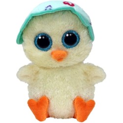 TY Beanie Boos Fluffy Chick With Hat 15cm 1607-37405 008421374052