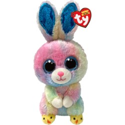 TY Beanie Boos Fluffy Bunny Colorful 15cm 1607-37392 008421373925
