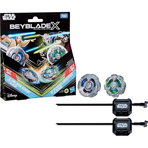 Hasbro Beyblade X Star Wars Collab, Obi-Wan Kenobi 4-60P Vs General Grievous 3-80H G0279 / G1694 5010996305732
