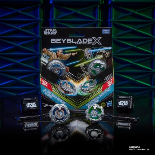 Hasbro Beyblade X And  Wars Collab, Obi-Wan Kenobi 4-60P Vs General Grievous 3-80H G0279 / G1694 5010996305732