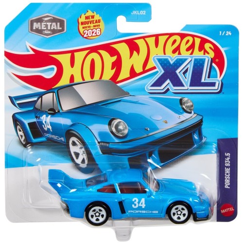 Mattel Hot Wheels XL Toy Car or Truck, 1:43 Scale Die-cast Vehicle for Play or Display (styles May Vary) JKL02 / JLJ51 194735351